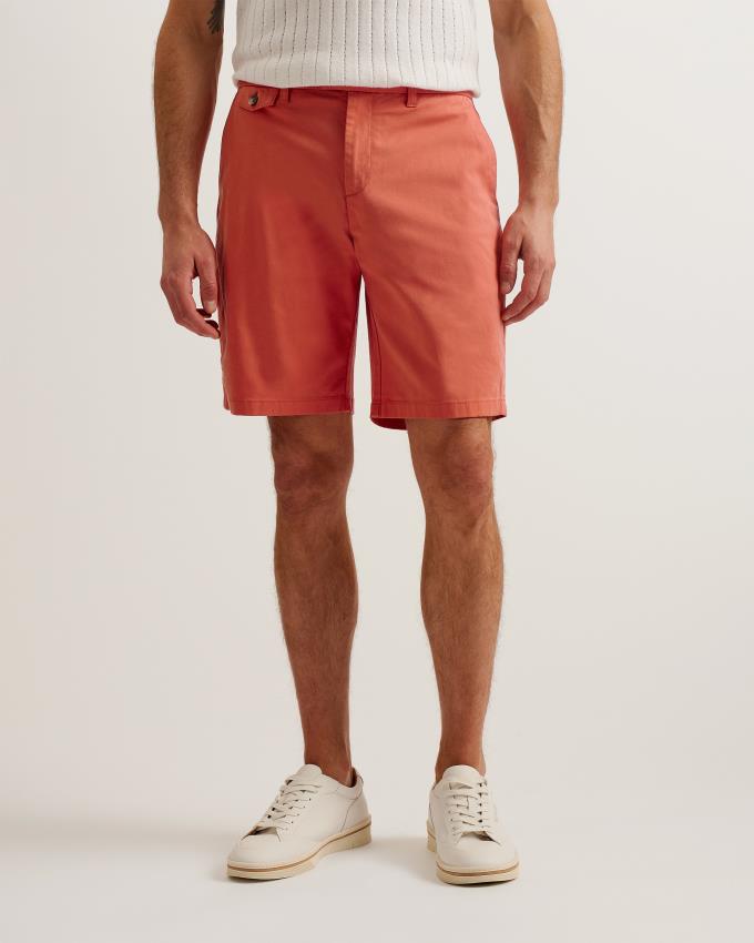 Short Ted Baker Chino Orange Foncé Homme | ORL-33678012